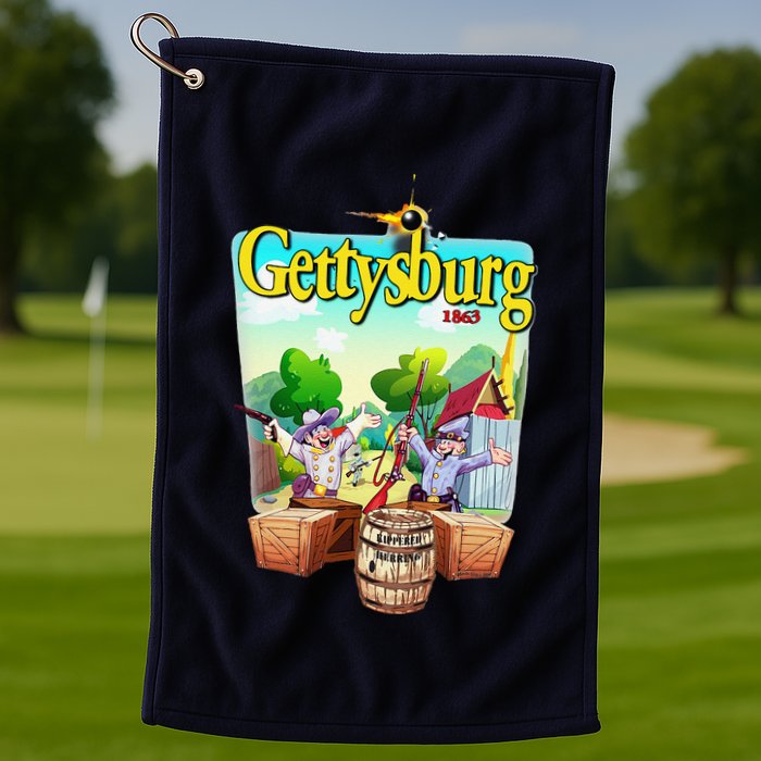 Fun Battle Of Gettysburg Golf Towel