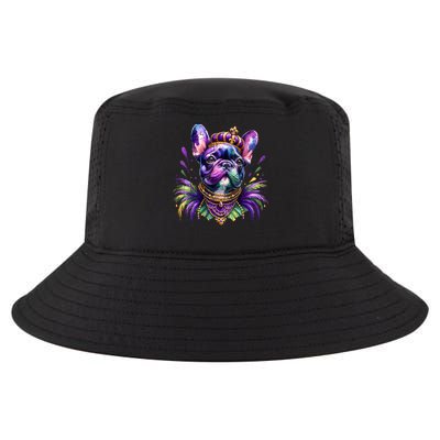 French Bulldog Owners With Mardi Gras Watercolor Dog Lovers Gift Retro Cool Comfort Performance Bucket Hat