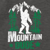 Funny Bigfoot Outdoor Adventures Mountain Dude Vector Backpack