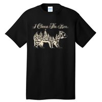 Funny Bear Over A Man I Choose The Bear Tall T-Shirt