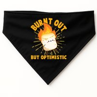 Funny Burnt Out But Optimistic Marshmallow USA-Made Doggie Bandana