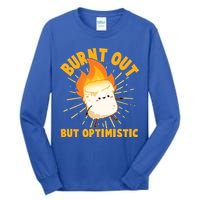 Funny Burnt Out But Optimistic Marshmallow Tall Long Sleeve T-Shirt