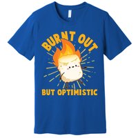 Funny Burnt Out But Optimistic Marshmallow Premium T-Shirt