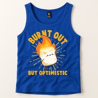 Funny Burnt Out But Optimistic Marshmallow Tank Top