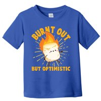 Funny Burnt Out But Optimistic Marshmallow Toddler T-Shirt