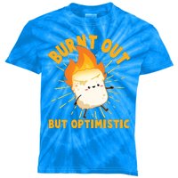 Funny Burnt Out But Optimistic Marshmallow Kids Tie-Dye T-Shirt