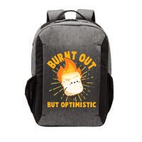Funny Burnt Out But Optimistic Marshmallow Vector Backpack