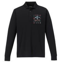 Flower Bans Off Our Bodies Female Choice Women Rights Performance Long Sleeve Polo