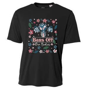 Flower Bans Off Our Bodies Female Choice Women Rights Cooling Performance Crew T-Shirt