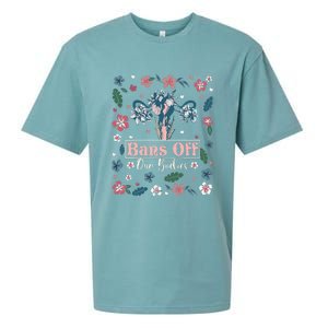 Flower Bans Off Our Bodies Female Choice Women Rights Sueded Cloud Jersey T-Shirt