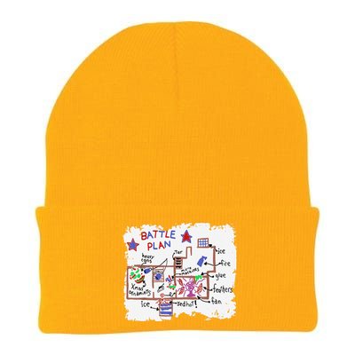 Funny Battle Plan Christmas Home Hand Dawn Alone Xmas Knit Cap Winter Beanie