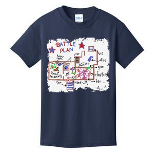 Funny Battle Plan Christmas Home Hand Dawn Alone Xmas Kids T-Shirt