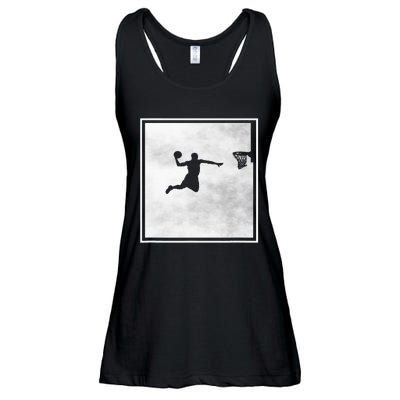 funny Basketball Player Basketballer Sports Ladies Essential Flowy Tank