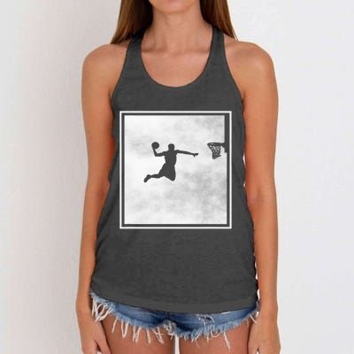 funny Basketball Player Basketballer Sports Women's Knotted Racerback Tank