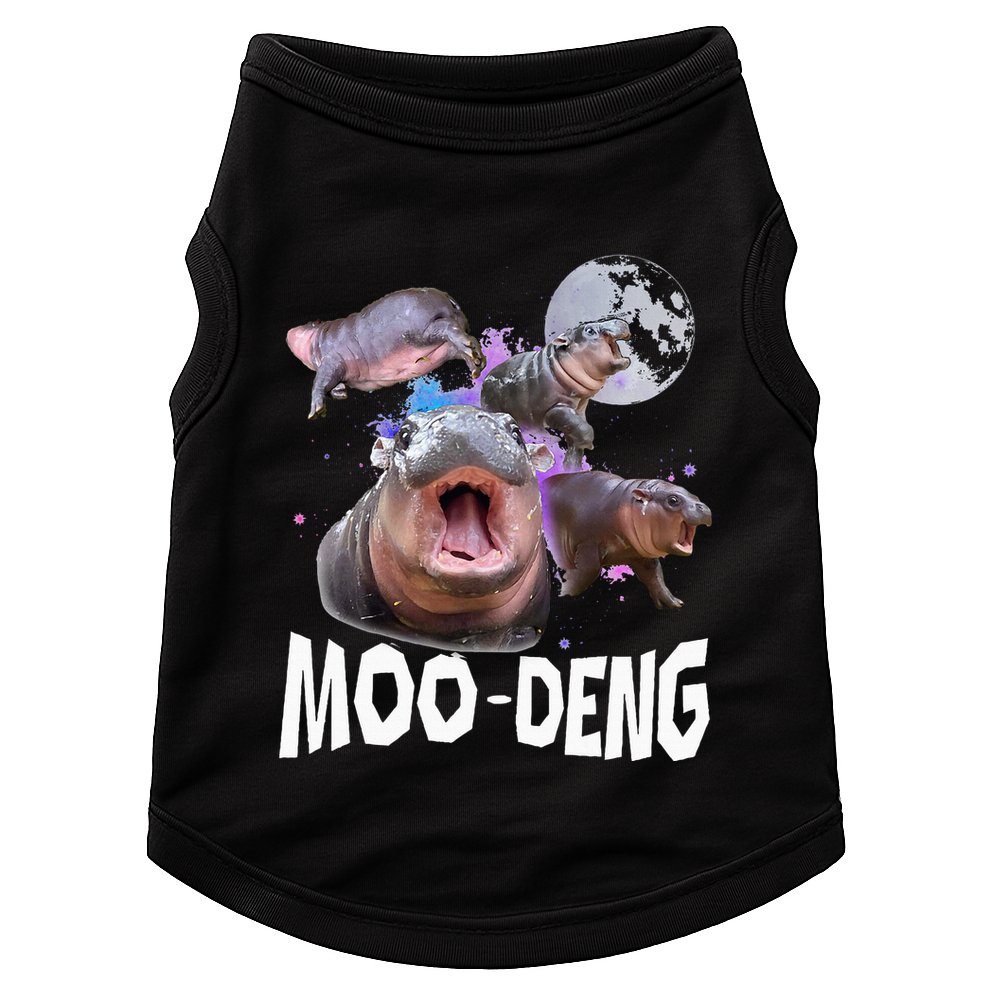 Famous Baby Pygmy Hippo Moo Deng Doggie Tank