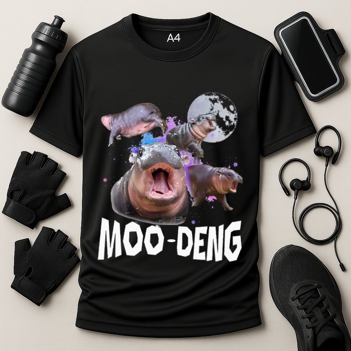 Famous Baby Pygmy Hippo Moo Deng Performance Shirt