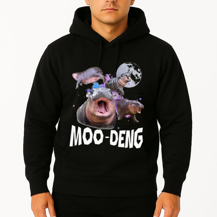 Famous Baby Pygmy Hippo Moo Deng Hoodie