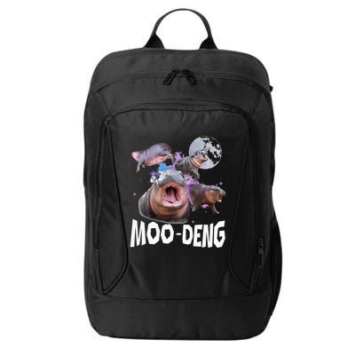 Famous Baby Pygmy Hippo Moo Deng City Backpack