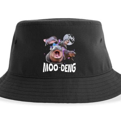 Famous Baby Pygmy Hippo Moo Deng Sustainable Bucket Hat