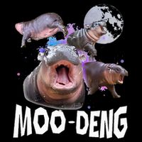 Famous Baby Pygmy Hippo Moo Deng Button