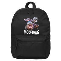 Famous Baby Pygmy Hippo Moo Deng 16 in Basic Backpack