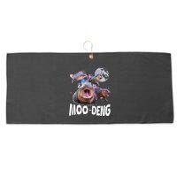 Famous Baby Pygmy Hippo Moo Deng Large Microfiber Waffle Golf Towel