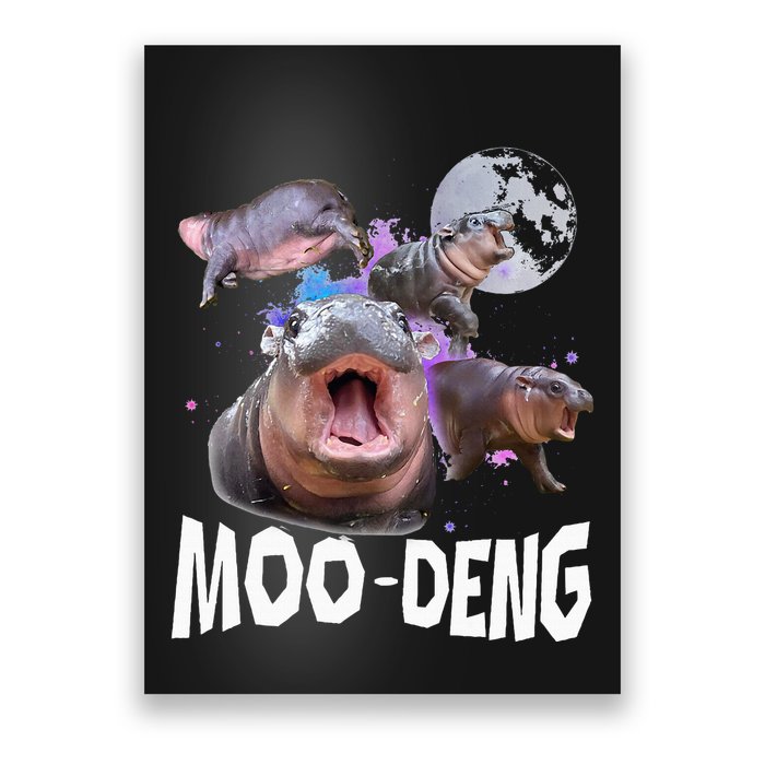 Famous Baby Pygmy Hippo Moo Deng Poster