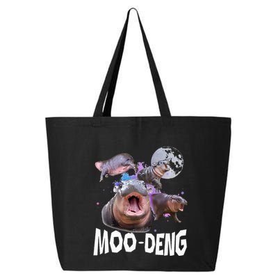Famous Baby Pygmy Hippo Moo Deng 25L Jumbo Tote