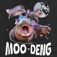 Famous Baby Pygmy Hippo Moo Deng 25L Jumbo Tote