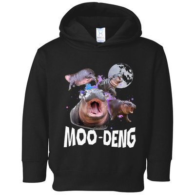 Famous Baby Pygmy Hippo Moo Deng Toddler Hoodie