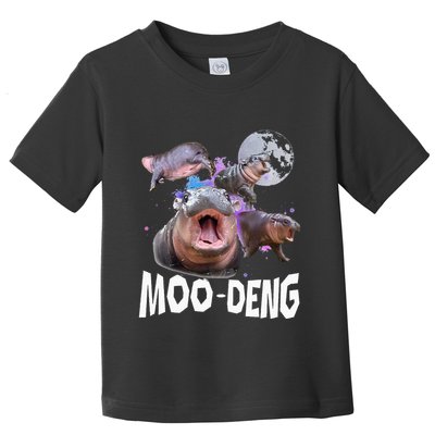 Famous Baby Pygmy Hippo Moo Deng Toddler T-Shirt