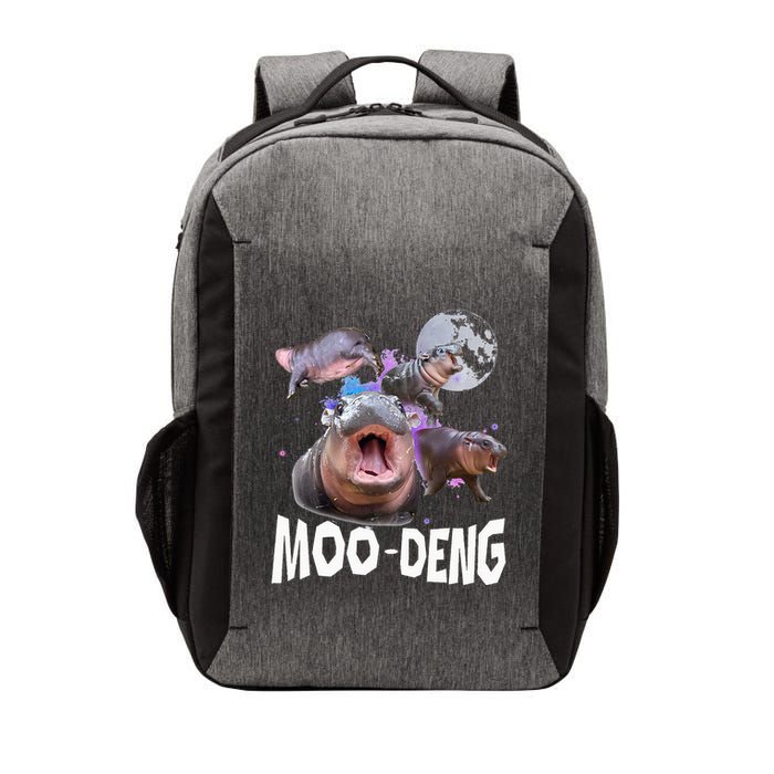 Famous Baby Pygmy Hippo Moo Deng Vector Backpack