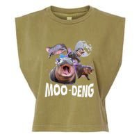 Famous Baby Pygmy Hippo Moo Deng Garment-Dyed Women's Muscle Tee