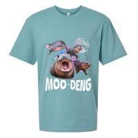 Famous Baby Pygmy Hippo Moo Deng Sueded Cloud Jersey T-Shirt
