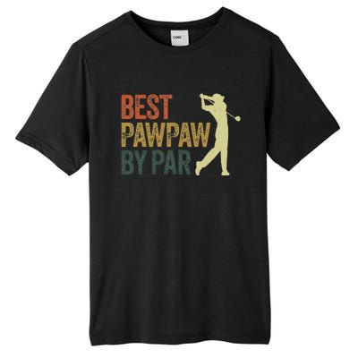 Funny Best Pawpaw By Par Apparel, Golf Dad Father's Day Tall Fusion ChromaSoft Performance T-Shirt