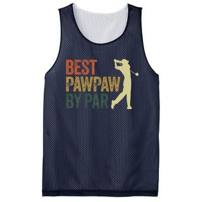 Funny Best Pawpaw By Par Apparel, Golf Dad Father's Day Mesh Reversible Basketball Jersey Tank