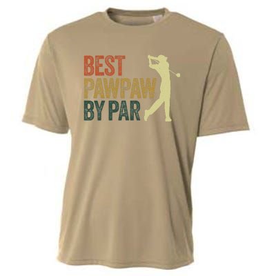 Funny Best Pawpaw By Par Apparel, Golf Dad Father's Day Cooling Performance Crew T-Shirt