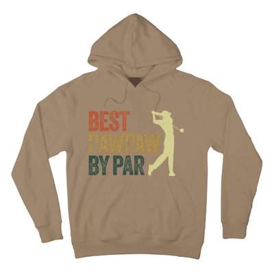 Funny Best Pawpaw By Par Apparel, Golf Dad Father's Day Hoodie