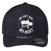 Funny Bbq Pit Reverse Flow Smoker Accessory Dad Grill Gift Flexfit Unipanel Trucker Cap