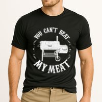 Funny Bbq Pit Reverse Flow Smoker Accessory Dad Grill Gift Cooling Performance Crew T-Shirt