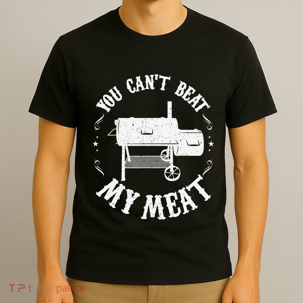 Funny Bbq Pit Reverse Flow Smoker Accessory Dad Grill Gift T-Shirt