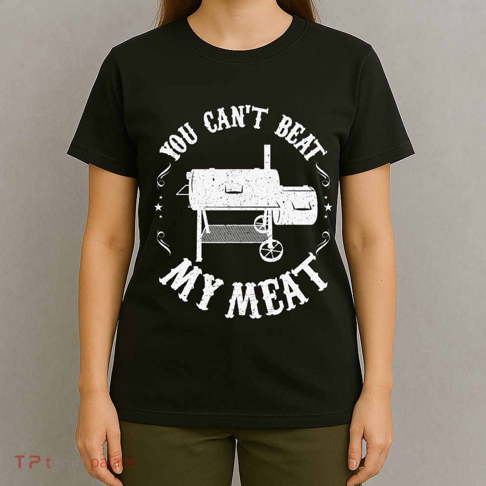 Funny Bbq Pit Reverse Flow Smoker Accessory Dad Grill Gift T-Shirt