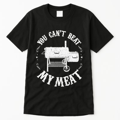 Funny Bbq Pit Reverse Flow Smoker Accessory Dad Grill Gift Tall T-Shirt