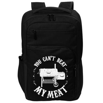 Funny Bbq Pit Reverse Flow Smoker Accessory Dad Grill Gift Impact Tech Backpack