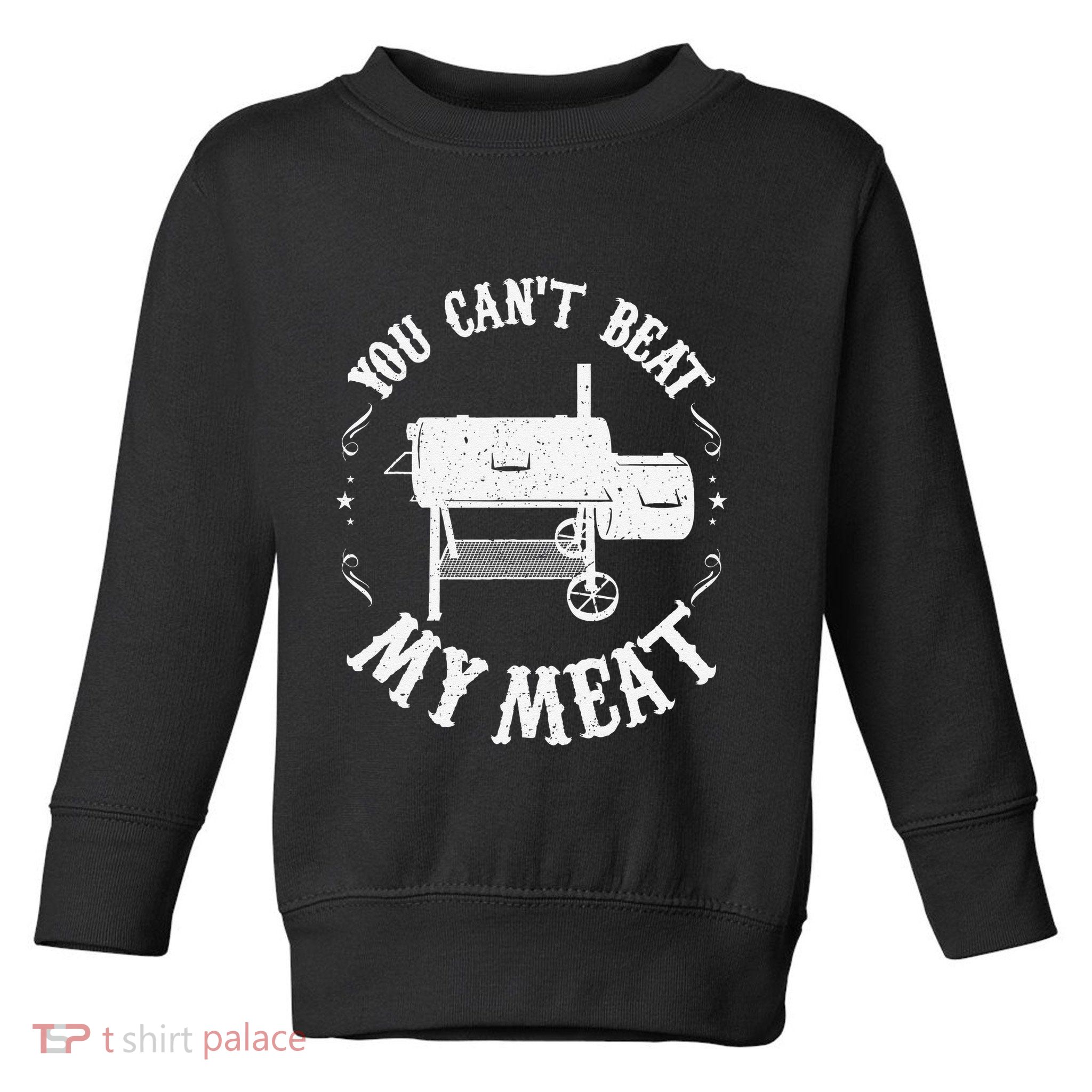 Funny Bbq Pit Reverse Flow Smoker Accessory Dad Grill Gift Toddler Sweatshirt