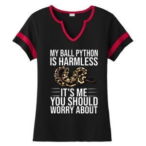 Funny Ball Python Design Snake Lover Men Women Boy Girl Ladies Halftime Notch Neck Tee