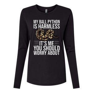 Funny Ball Python Design Snake Lover Men Women Boy Girl Womens Cotton Relaxed Long Sleeve T-Shirt