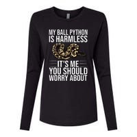 Funny Ball Python Design Snake Lover Men Women Boy Girl Womens Cotton Relaxed Long Sleeve T-Shirt