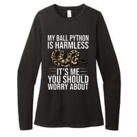 Funny Ball Python Design Snake Lover Men Women Boy Girl Womens CVC Long Sleeve Shirt