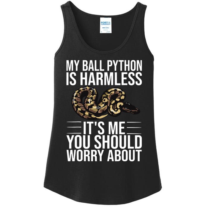 Funny Ball Python Design Snake Lover Men Women Boy Girl Ladies Essential Tank